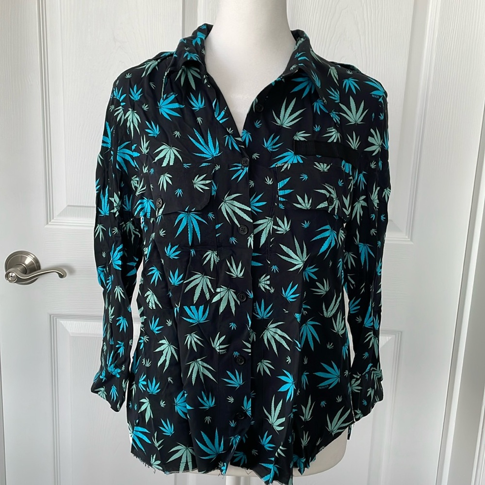 Zadig&Voltaire Printed Button-down Shirt Size M